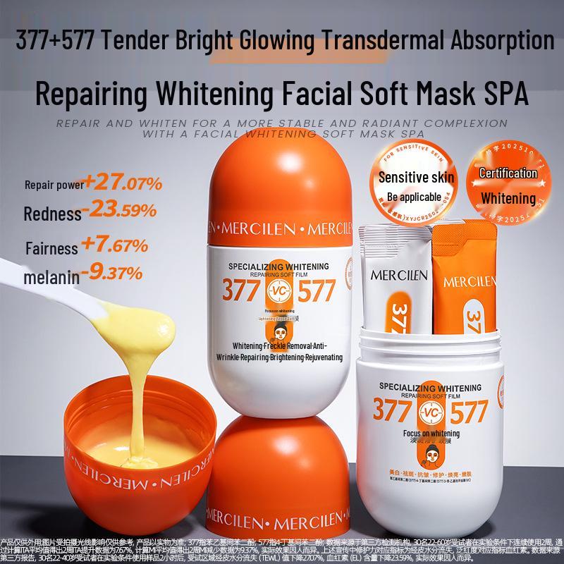 Maschera Sbiancante e Schiarente Macchie Mengxilan 377+577 per Saloni di Bellezza