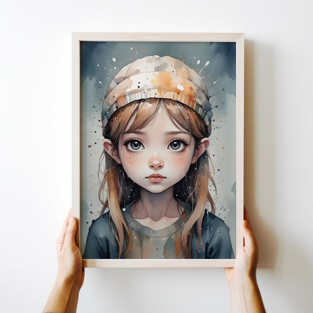 Plakat dla dziecka portret