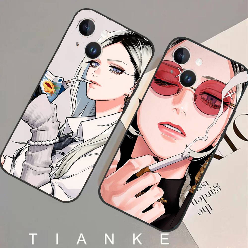 Tao S-Saotome Manga G-Gokurakugai Phone Case For IPhone 17 Air 16 15 14 13 Pro Max 11 12 Black Silicone Cover