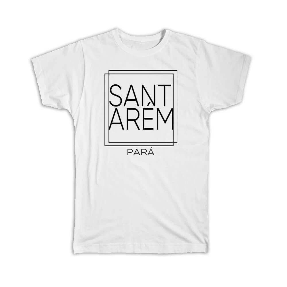

Gift T-Shirt : SANTAReM Para Square Modern Minimalist Font 3XL