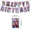 Kpop Demon Hunters Birthday Theme Party Decorations Banner Cake Balloons For Kid A