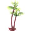 Waterproof Plastic Coconut Palm Tree Mini for Miniature Garden DIY Terrarium Bonsai Decoration Tropical Miniatures Palm Tree