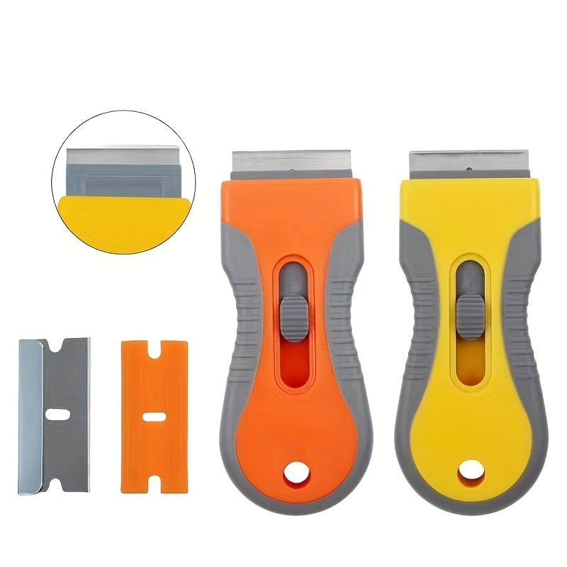 21pcs Cleaning Scraper Tool Set - Durable PE Ergonomic Blades for Induction/Glass/Ceramics, Hard Surface Cleaning Tool Parts