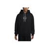 Nike Solo Swoosh Comfortable Soft Loose Hoodie Men Hoodies Black Peacock HQ4181-010