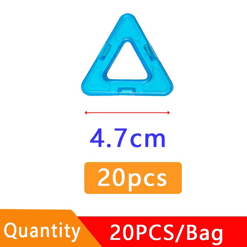 Large Educational Magnetic Tiles - Children's Development Toy for Creative Building and Thinking