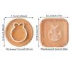 Christmas Party Acrylic Fondant Cookie Cutter Heat Resistant Biscuit Mold Multifunctional Dessert Baking Mould