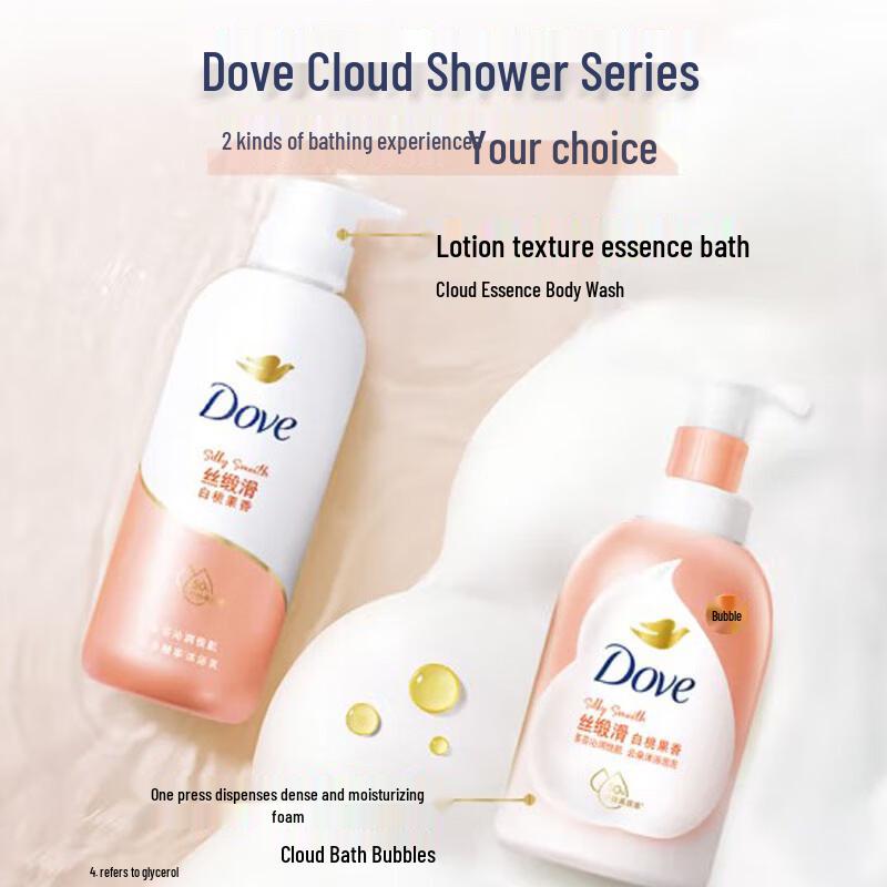 Dove Peach Foaming Body Wash