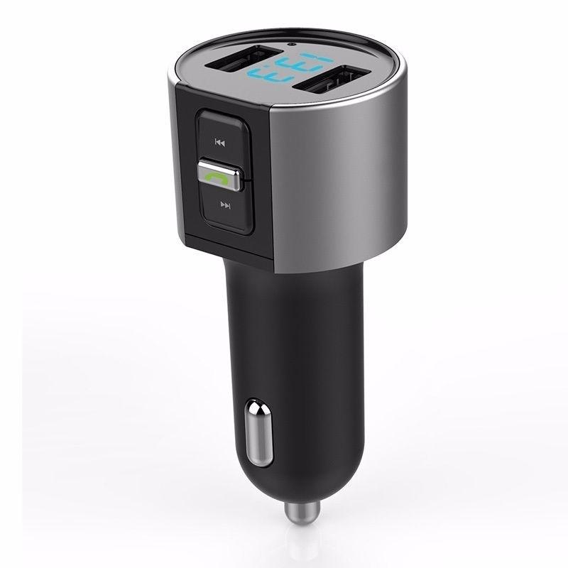Bluetooth FM-передатчик Беспроводной радиоадаптер MP3-плеер Автомобильное USB-зарядное устройство