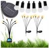 Solar Lamp Beads Garden Lights 10 LEDs Stake Wobblers 2 Pieces