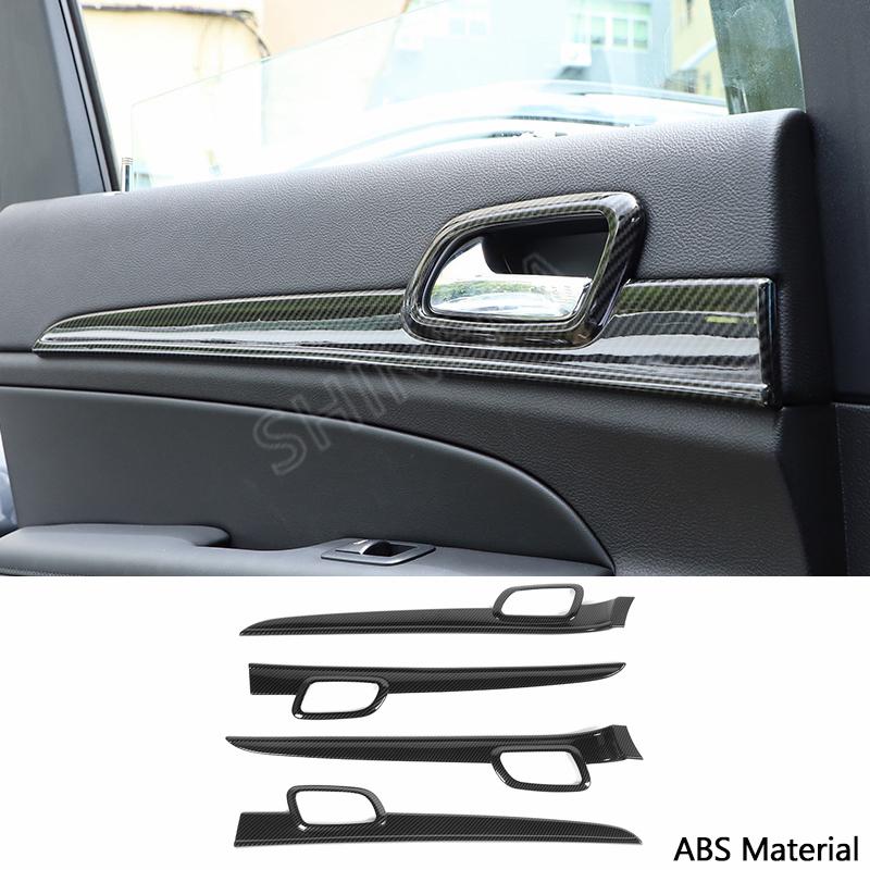 SHINEKA Carbon Fiber Stickers For Jeep Grand Cherokee Car Interior Decoration Cover Accessories For Jeep Grand Cherokee