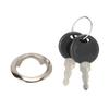3pcs Zinc Alloy Cabinet Lock Durable Cam Lock Security Drawer Lock  Office