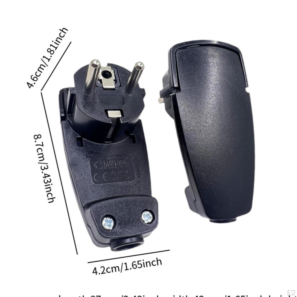 Wiederverdrahtbarer Netzstecker Frankreich Deutschland EU Elektrischer Anschluss