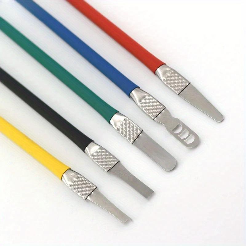 CPU Blade 5 In 1 IC Chip Knife Motherboard Repair Tool UV Glue Cleaner Remover Ultra Thin Disassemble Processor Tools