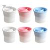 6Pcs Ice Tray Silicone Sphere Ice Mold Maker Food Grade Easy Release Ice Cube Mold with Lids Stackable Spherical Ice Makers