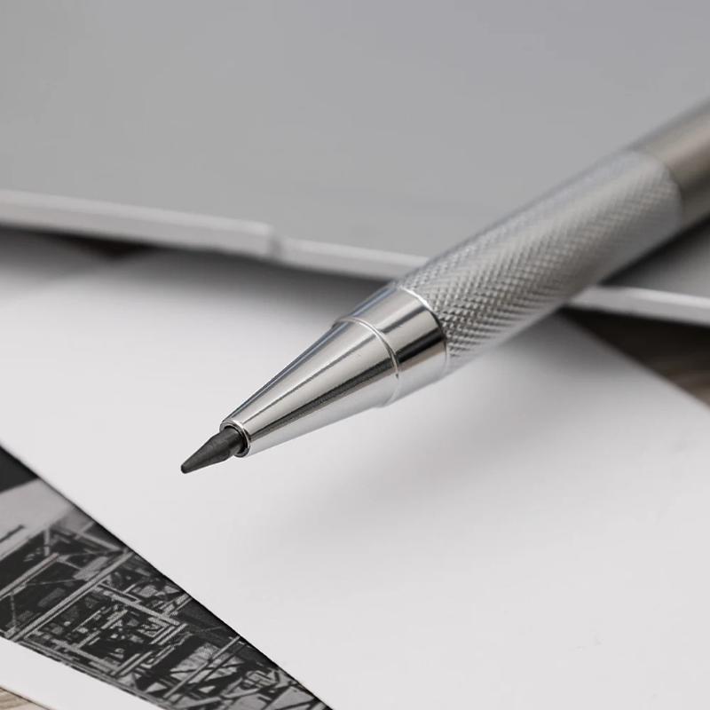 Mechanical Automatic Pencil Metal Mechanical Pencil Automatic Drafting Pencil for Carpenter Marking, Sketching, Drafting