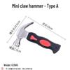 Carbon Steel Claw Hammer with Fiber, Wood & Rubber-Coated Iron Handles