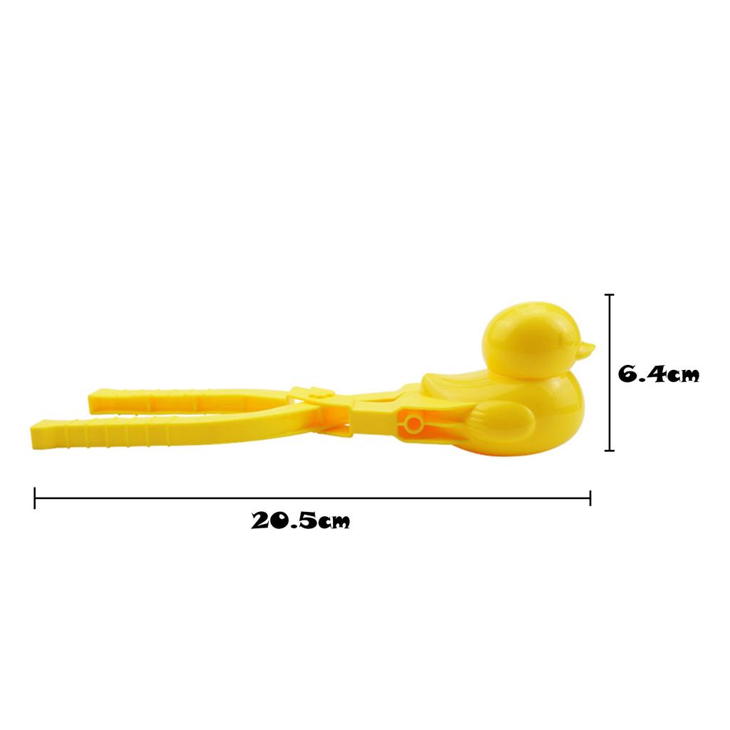 Snowball Maker Clip For Kids Adult Heart Snowflake Duck Shape Clip Tongs For Outdoor Sand Snow Ball Mold Toys Fight Sports Toys