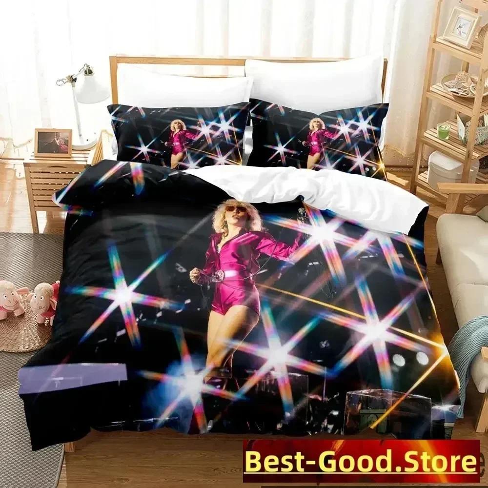 3D Print Miley Cyrus Singer Bedding Set Duvet Cover Sheet Printed Bed Set Pillowcase Bed Full Queen King Size Comforter Bedroom