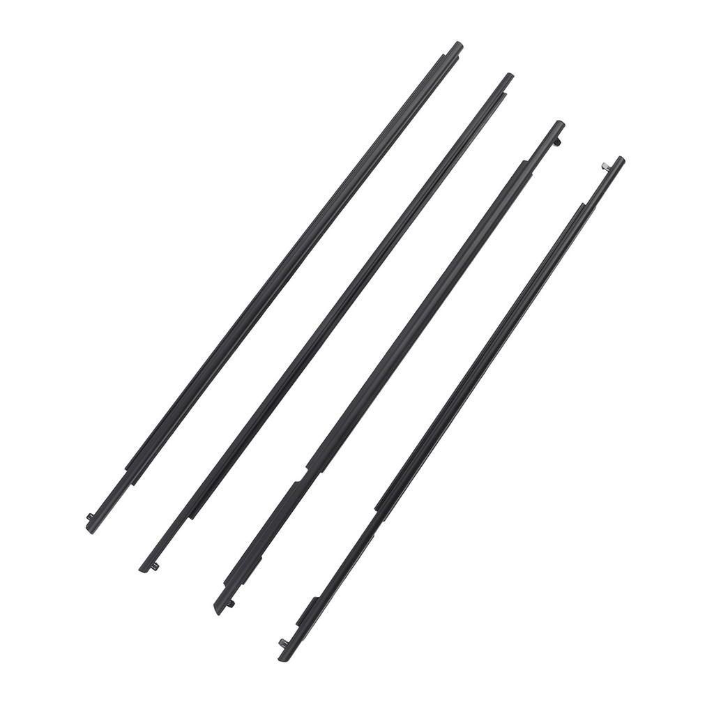 Door Belt Moulding Set 75711‑60072 Window Weatherstrip Sealing Belt for Land Cruiser Prado 150 Series 2010 to 2020