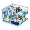 Hallisun Building Blocks Cat Room 3D Puzzle Miniature Brick Building for Adults and Children Boys and School 1235 PCS Set Model, Toy, House, Set,