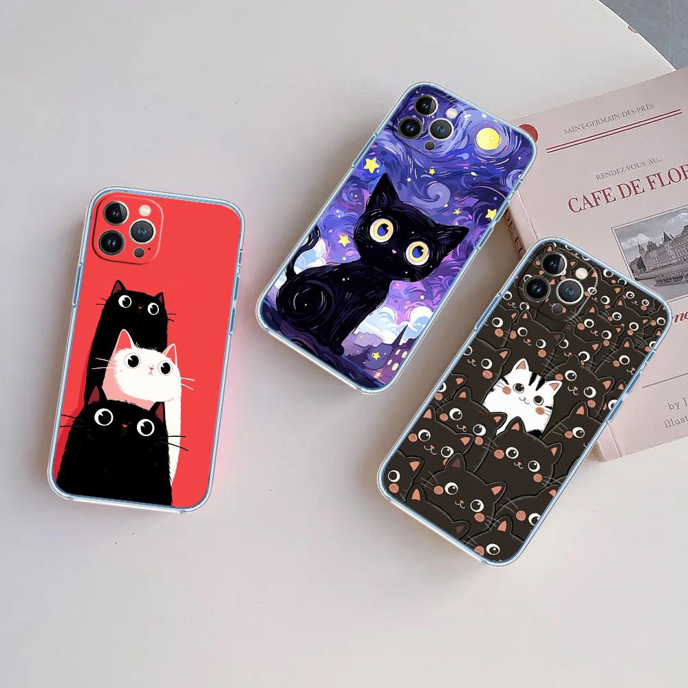 LO23 Cat Kitten Meow Transparent Phone Case for Motorola Moto G40 G04 G05 One Ace Action  Fusion + Plus Hyper Macro Vision Zoom