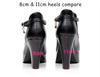Fashion GKTINOO Quality Women's Gladiator Pumps 2024 Spring Leather Block High Heels Platform Shoes Women for Office Work Big Size