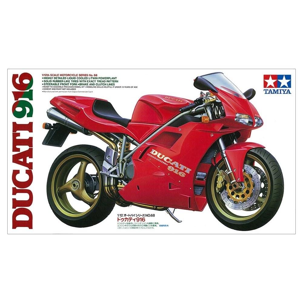 Tamiya 1/12 Motorcycle Series No.68 Ducati 916 Plastic Model Kit 14068