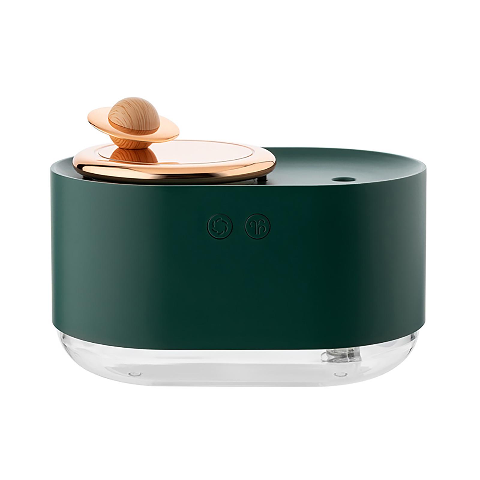 Rotating Planet Humidifier 2 in 1 Night Light Humidifier USB Charging Household Cordless Cool Mist Humidifier green