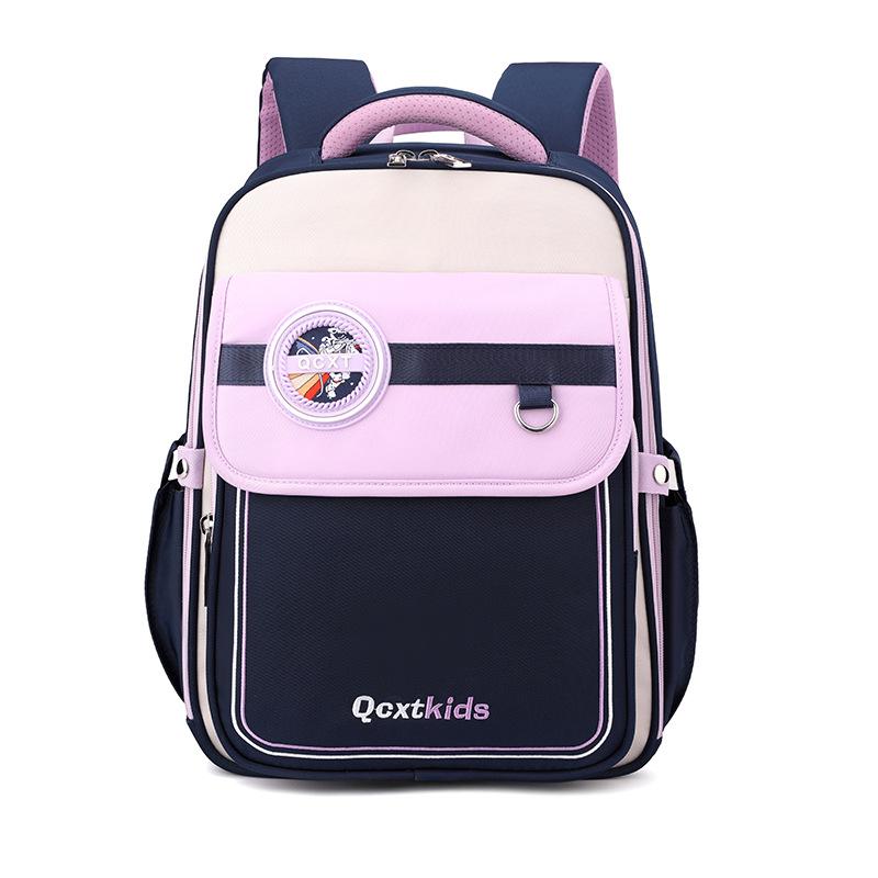 Mochila Nueva para Estudiantes de Primaria Niñas Ligera Reducción de Carga y Protección de la Columna Estilo Británico Gran Capacidad Mochila Infantil