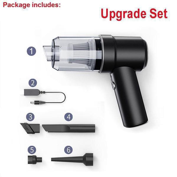 

Новый беспроводной автомобильный пылесос 4000PA, мощный беспроводной пылесос с выдувом и всасыванием B чёрный