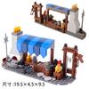 Medieval Castle Military Scene Roman Soldier Miniature Siege Weapon Small Particle Building Block Ornament Toy
