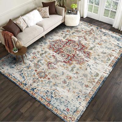 Retro Europe Persia Style Carpet Living Room Sofa Bedroom Study Kitchen Entrance Door Mat Non-slip Cartoon Home Decoration Rug