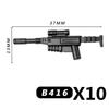 Military Building Blocks MOC Star Movie Characters Solider Figures War Mini Bricks Weapons Accessories Guns Cloak Axe Armor