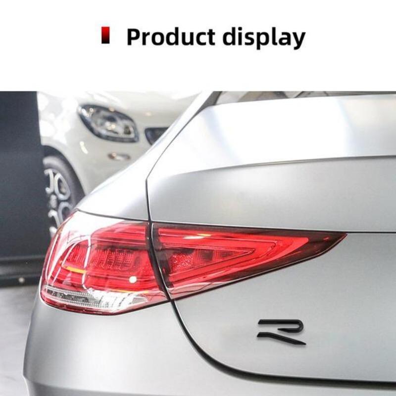 Car Sticker R Racing Logo Emblem Decals Front Hood Grille Badge for Golf MK8 MK5 6 7 Scirocco Passat R36