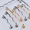 Wave Shaped Cabinet Door Handles Bright Silver Wardrobe Pulls Cabinet Bar Pulls  For Wardrobe