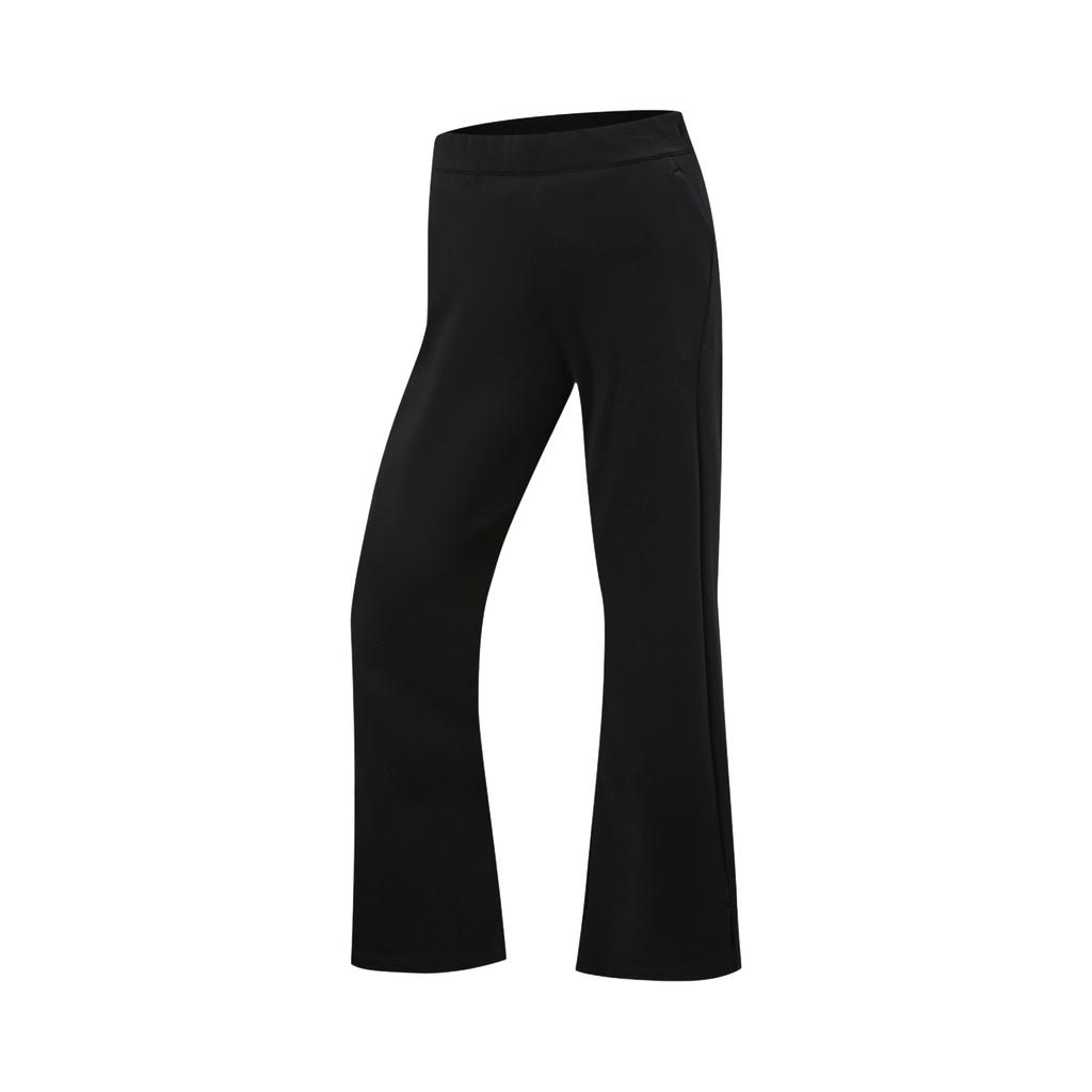 Li Ning Fitness Series Quick Dry Cool Casual Logo Knitted Sports Pants Women Bottoms AKLW216-1