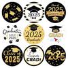 500 Counts 2025 Graduation Thank You Sticker 1.5Inch Wrapping Labels For Seal Envelope Card Packaging Party Decorating