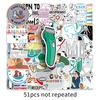 51PCS Veterinary Cartoon Stickers: Pet Doctor Theme for Phone Cases and Suitcases