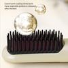 Portable Wireless Hair Straightener Type-C Rechargeable Straight Hair Comb 4 Temp Settings LCD Display Straightening Comb
