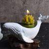 Silicone Candle Holder Molds Whale Shape Candle Cup Molds Silicone Craft Molds Candlestick Molds for Hand-Making Craft