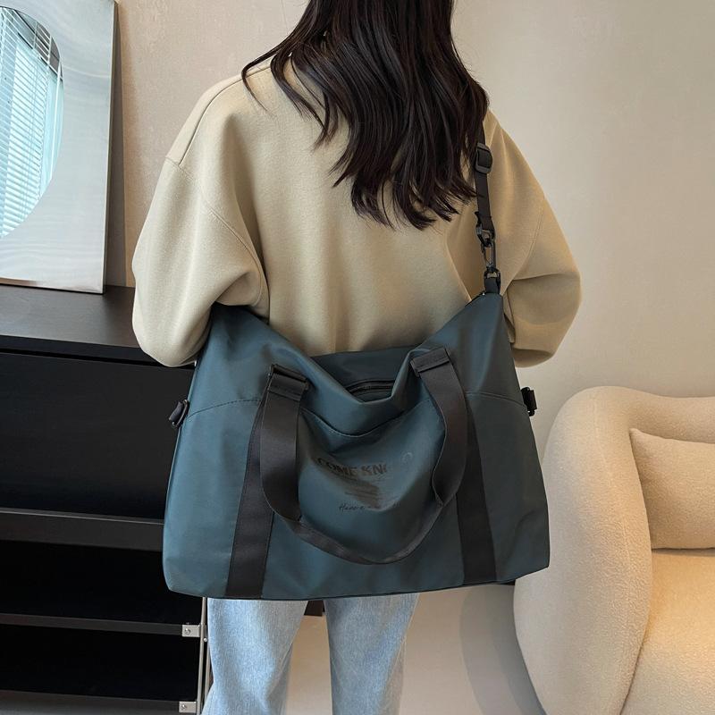 Light Casual Simple Luggage Storage Bag Unisex Large Capacity Fitness Bag Outdoor Portable Short-distance Travel Bag