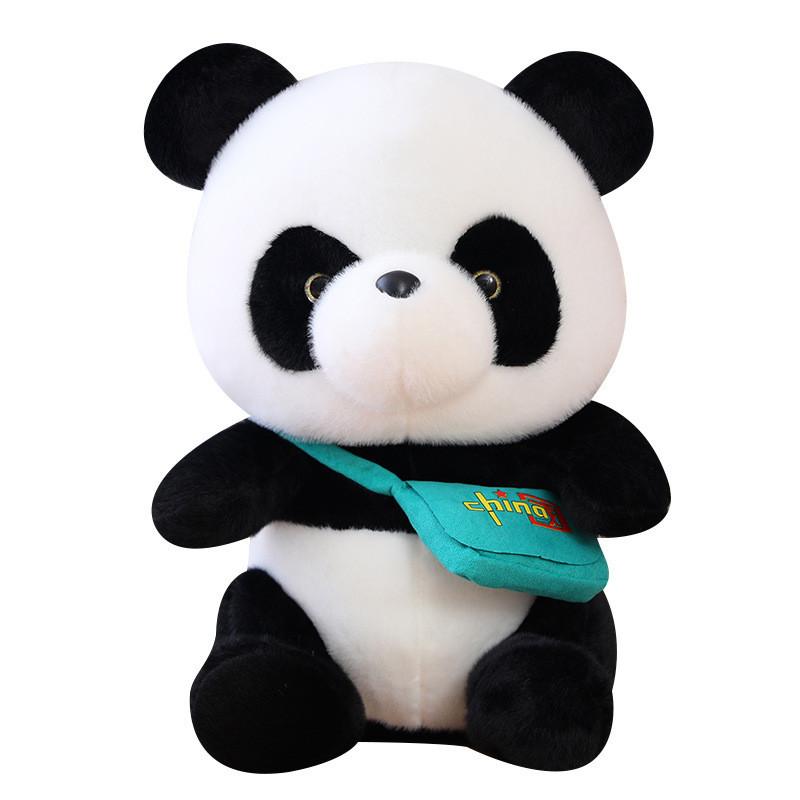 Cute Panda Plush Toy National Treasure Large Realistic Panda Doll Sichuan Tourist Souvenir Doll
