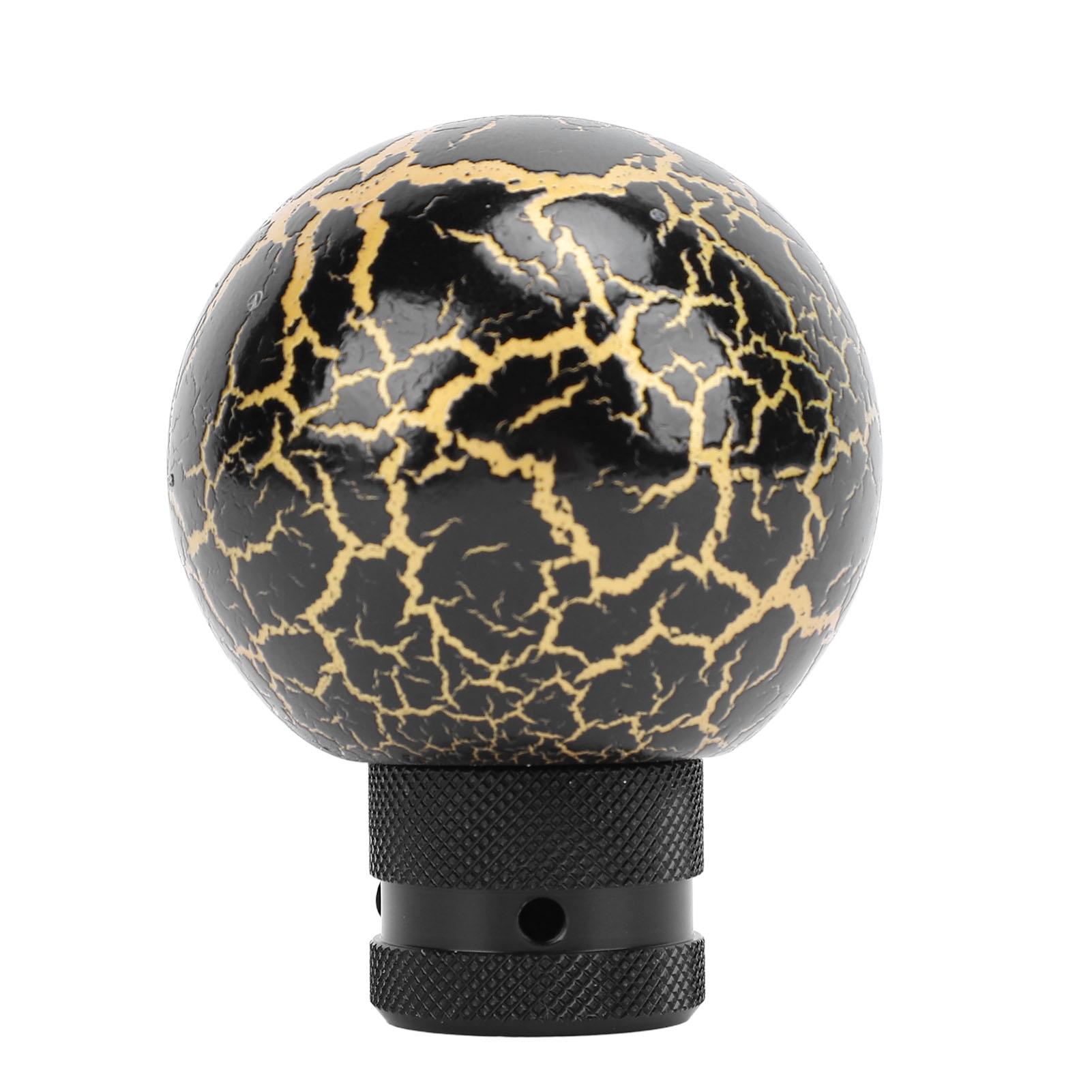 

Ручка переключения передач из смолы, головка рычага переключения передач, круглая шарообразная ручка переключения передач с 3 адаптерами, универсальная для