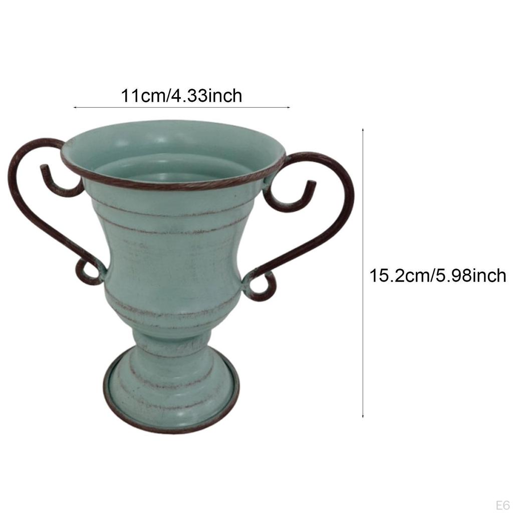 Vintage Pot In Rustic Style, Ideal for Table Decoration.