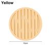 Silent Coasters Silicone Tea Cup Mat Striped Draining Version