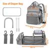 Diaper Bag, Backpack with Changing Station, Waterproof Baby Bag for Boys & Girls, USB Charging Port for Parents, Travel Backpack
