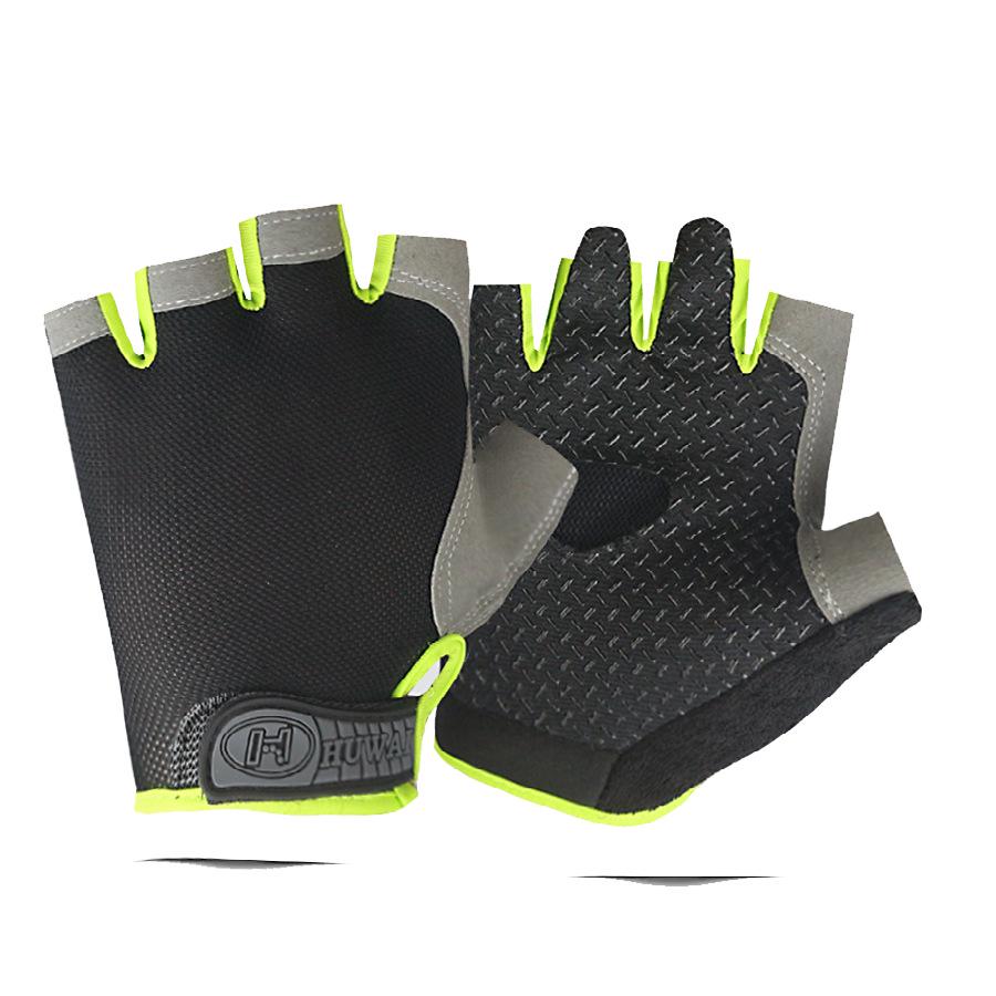 Breathable Half-Finger Cycling Gloves - Non-Slip, Shock-Absorbing, Sun Protection for Outdoor, Yoga, Driving