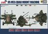 Dynamo Models American M55 Quadruple Machine Gun Trailer 2 in 1 Plastic Model DYN35DM001 1/35