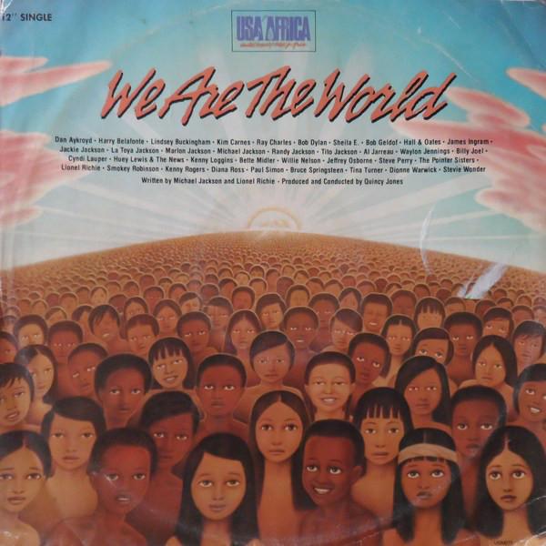12inch Record USA FOR AFRICA - We Are The World USAIDT1 CBS 1985 UK Dance & Electronica Used