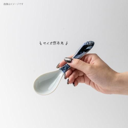 Minoru Pottery White-capped Whale Renge (Navy Blue)